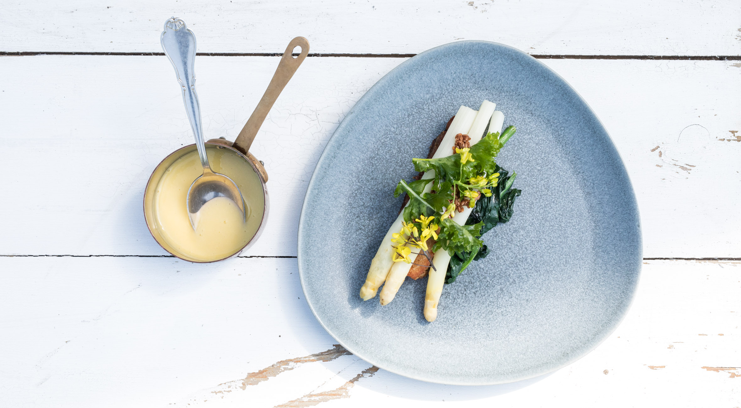 3-retters menu hos Michelin-anbefalede 56 grader – Nordisk gourmet i fantastiske omgivelser på Holmen