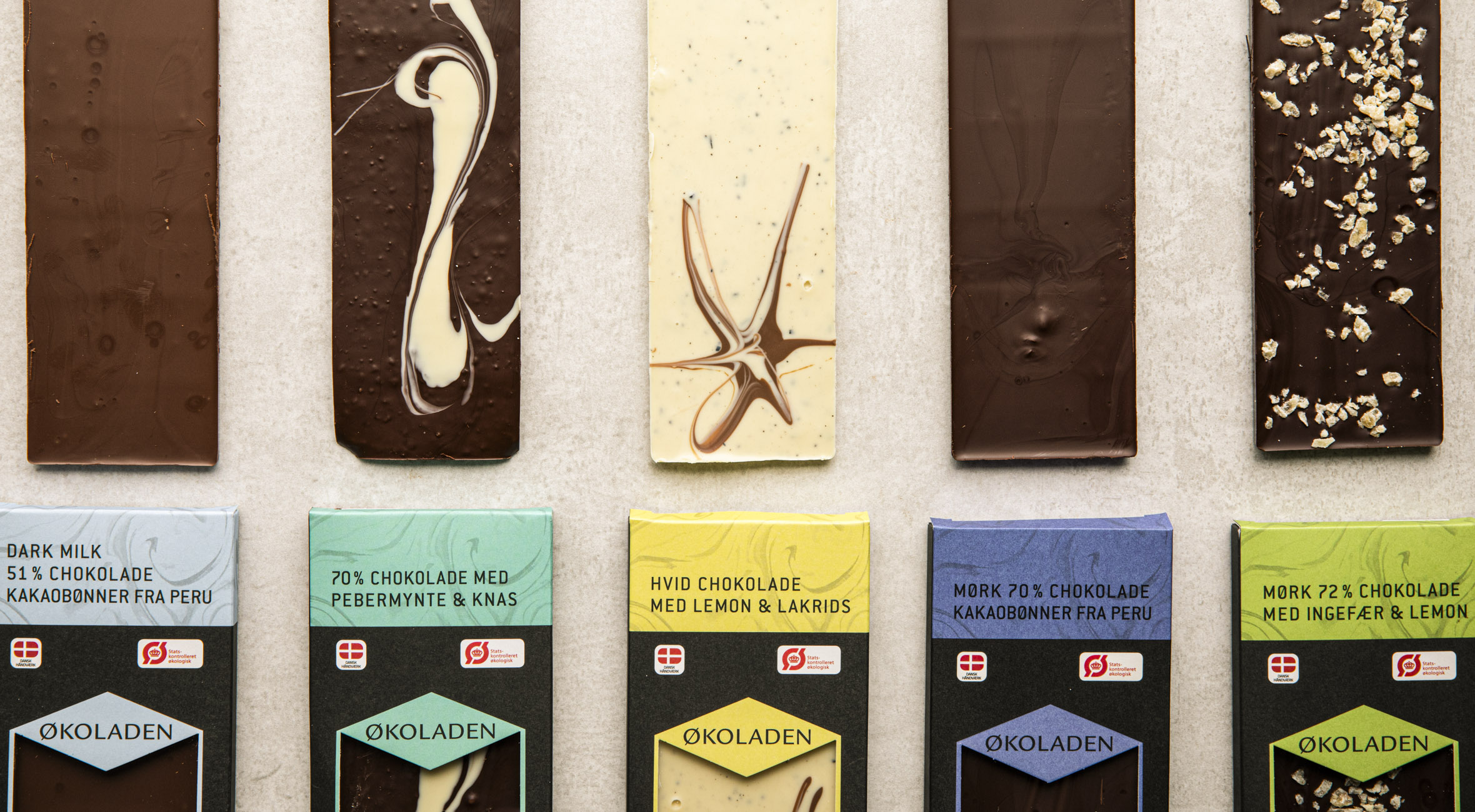 Frit valg til alt i Økoladen & Elmelund Chocolatiers webshop – Forkæl dig selv og andre med chokolade i verdensklasse! Du får gratis levering til pakkeshop