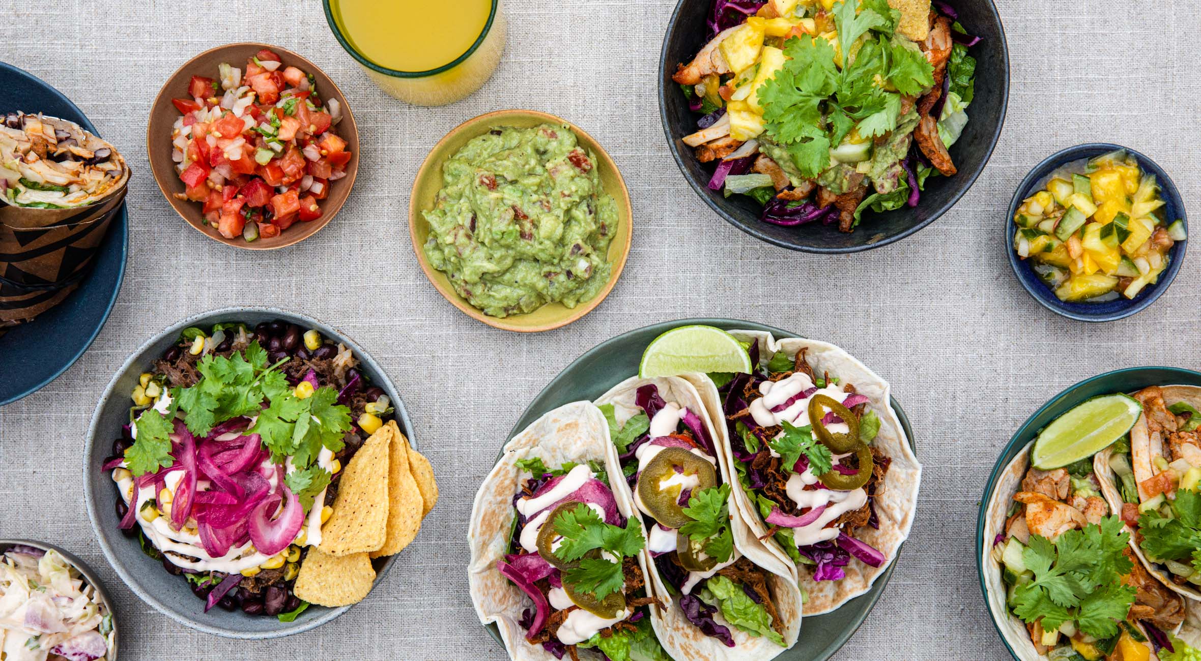 Mexican feast for 2 personer hos Zócalo på Nørrebro – Invitér venner og veninder på alt fra tacos til burritos, mexi-bowls & nachos