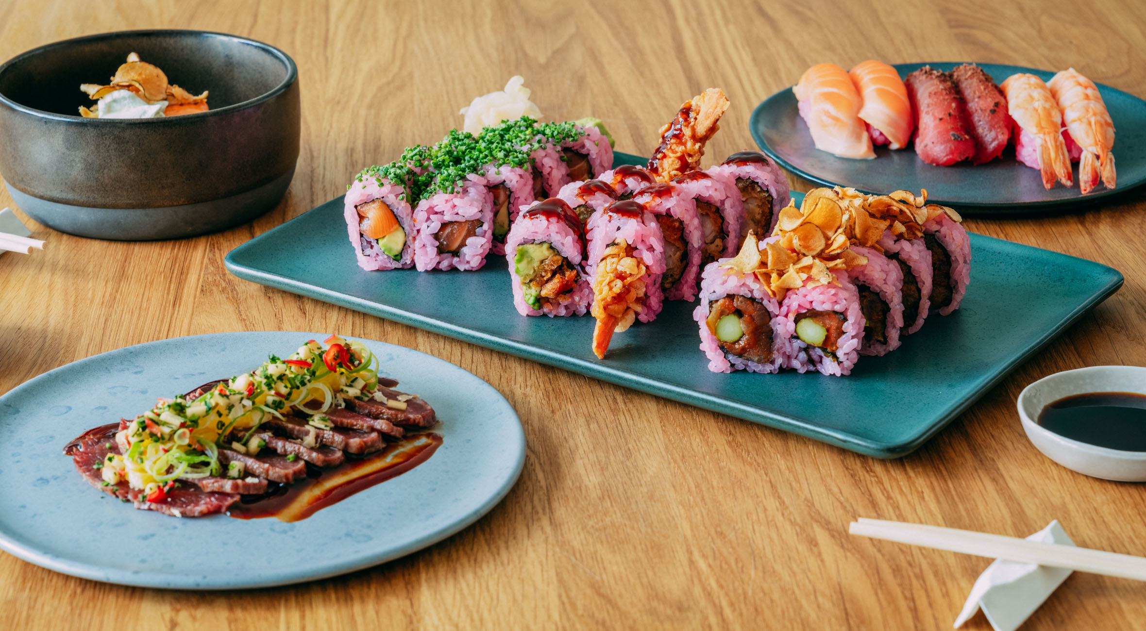 Sushimenu for 2 personer fra Hanaya – Tidligere Sticks'n'Sushi-kok har åbnet sushibar på Frederiksberg