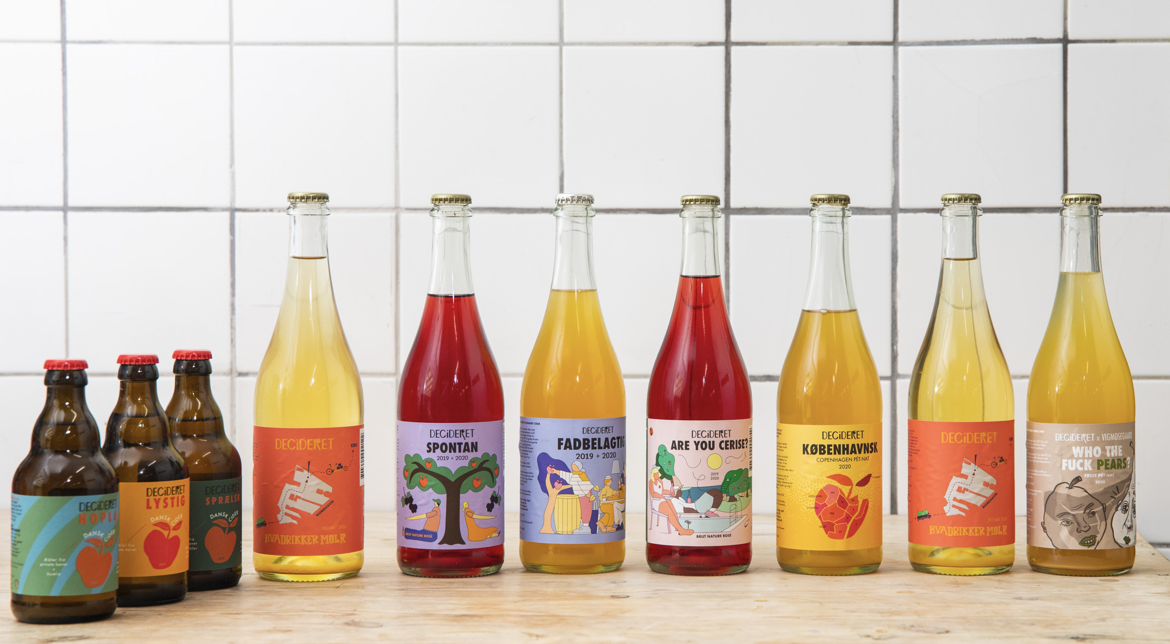 Frit valg til alt hos Decideret – Hypet cideri i Nordhavn slår dørene op for private! Køb tør dansk cider, som serveres på nogle af verdens bedste barer og restauranter